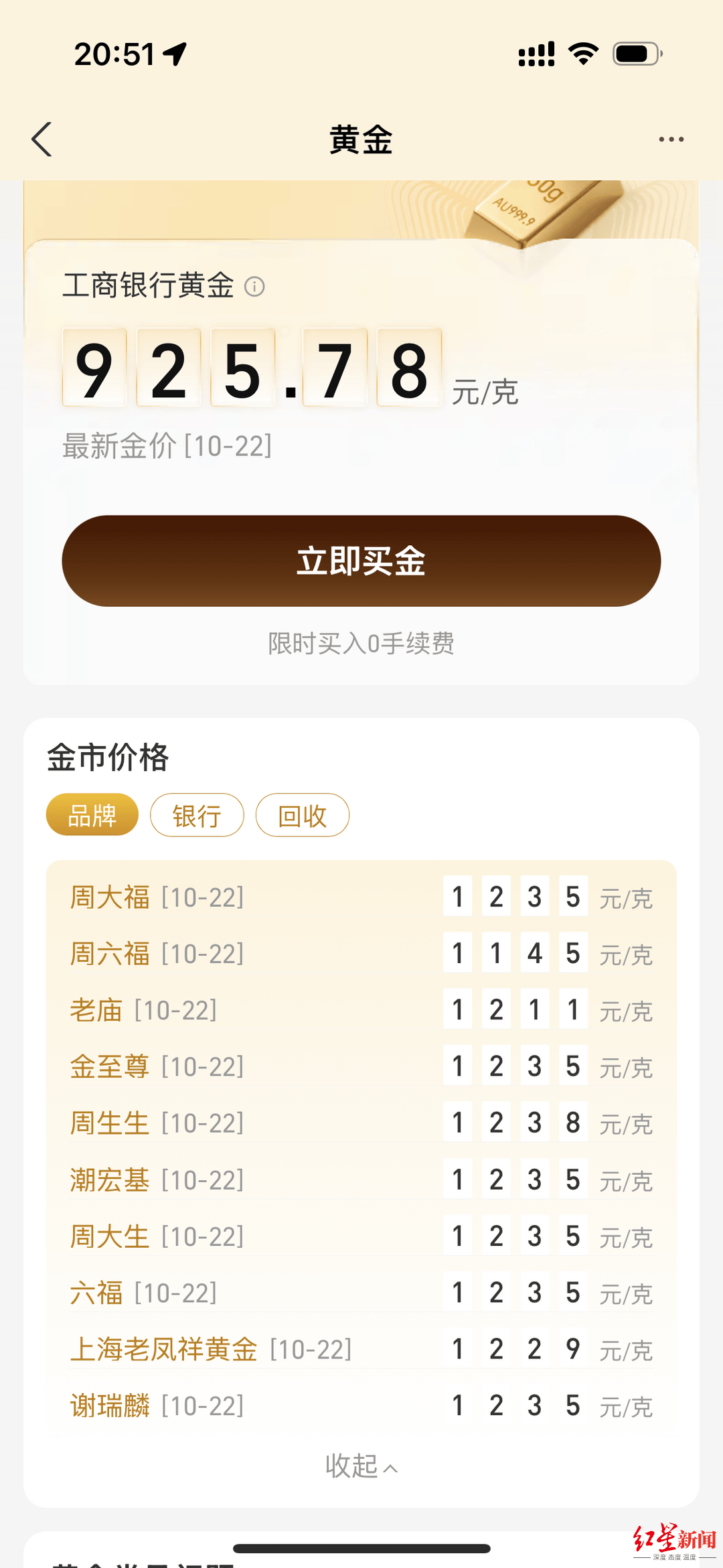 金價(jià)暴漲后又暴跌 探訪金店:當(dāng)天顧客寥寥 推出預(yù)定保價(jià)服務(wù)鎖定價(jià)格:宏鑫機(jī)械設(shè)備有限公司